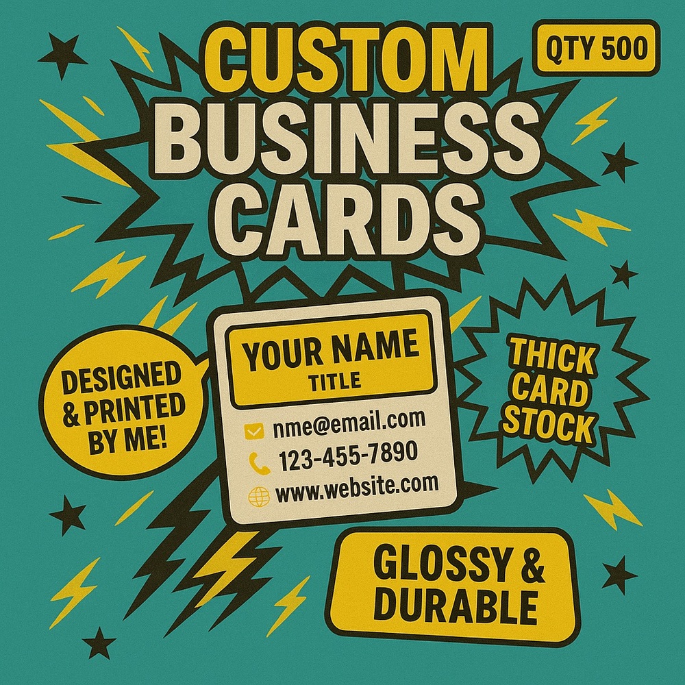 500 Custom Business Cards